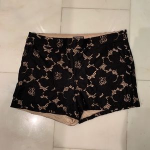 Express Black Lace shorts
